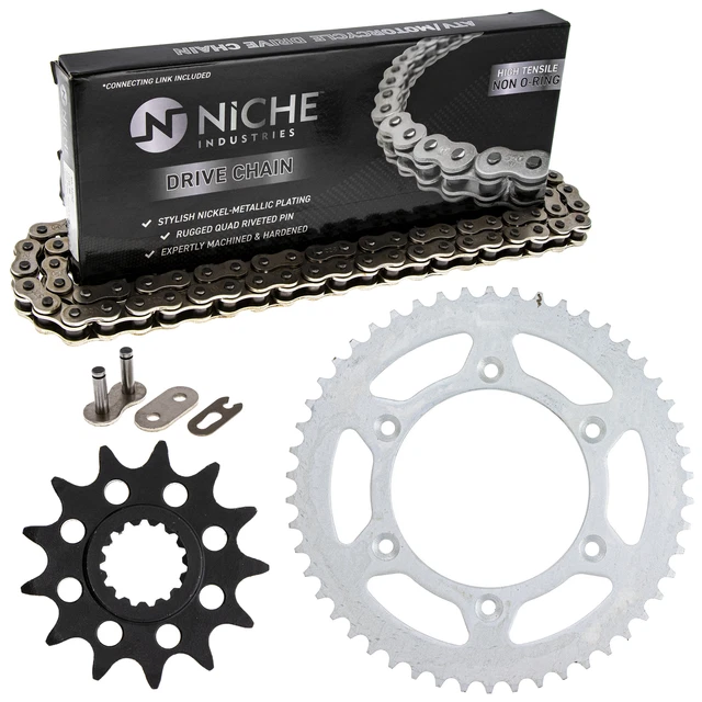 Pignone Catena Set per KTM 125 MX 13/50 Dente 520 Anteriore Retro Kit Combo