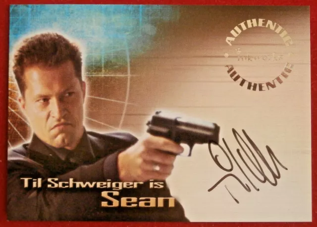 TOMB RAIDER - TIL SCHWEIGER - Personally Signed Autograph Card - LIMITED EDITION