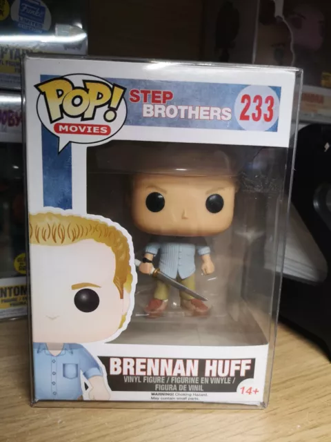 Funko POP! Movies Step Brothers Brennan Huff #233 w/Pop Protector