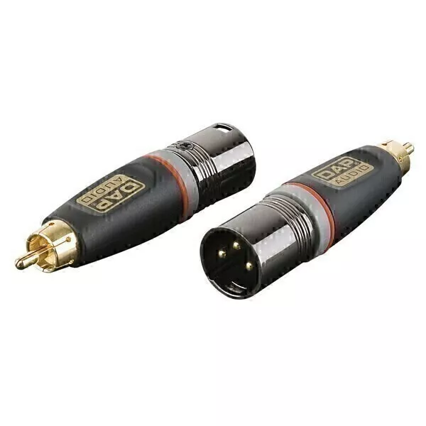 DAP Audio XGA 32 - Adapter XLR 3-Pol male auf Cinch/RCA male