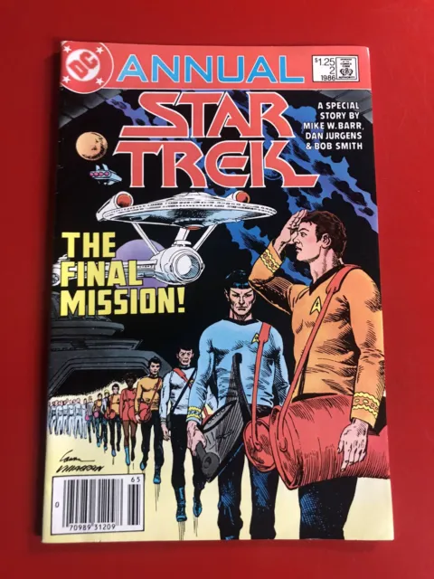STAR TREK   (1984 Series)  (DC) Annual #2 NEWSSTAND VG Comics Book