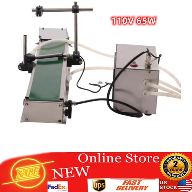 Automatic Conveyor Belt Single Head Liquid Filling Machine Cans Bottles Filler