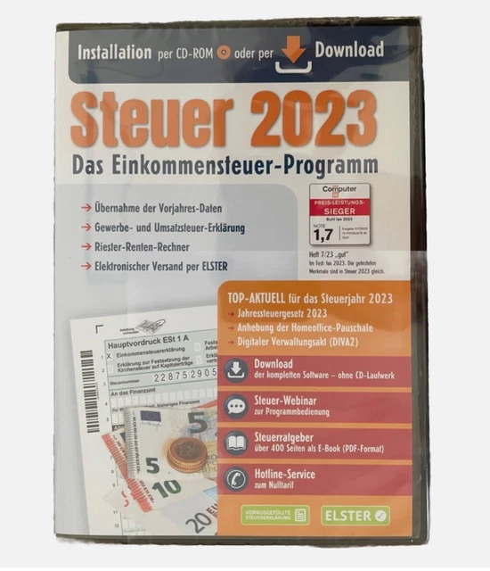 ALDI STEUER SOFTWARE DOWNLOADKeycode/CD für 2023 Einkommensteuer Programm EUR 39,90 PicClick DE