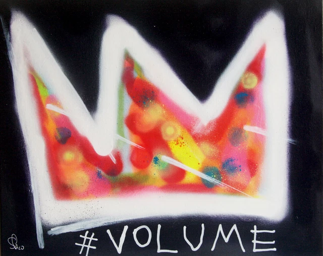 Tableau Pop Art Street Art Signé SPACO - Thème KING Colors - Style Graffiti Français - Genre Pop Art