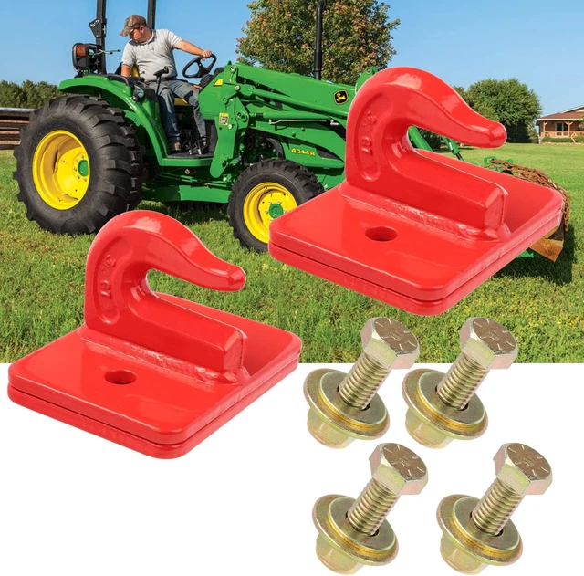 Tractor Bucket Hooks 3/8 Grade 70 Forged Steel Bolt On Hooks for Tractor Bucket