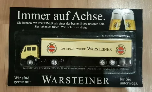 Warsteiner Modell LKW Truck Sammeltruck OVP Werbetruck