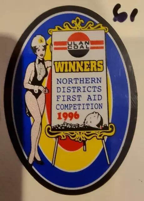 Colliery Sticker ​Ulan Coal Winners Northern Districts First Aid Co As per image