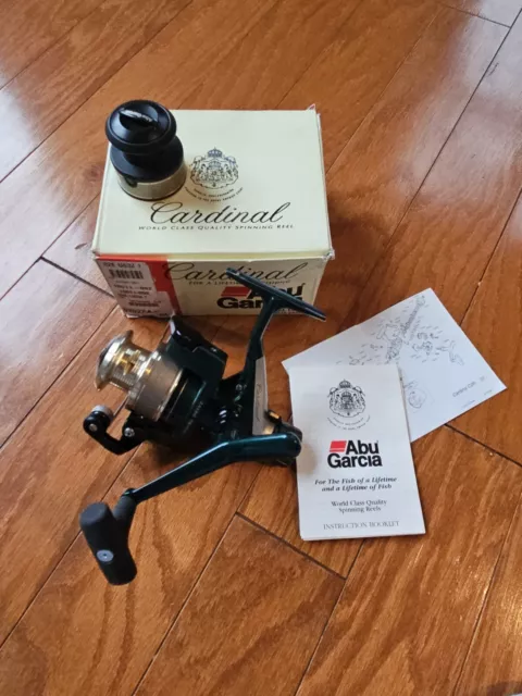 Abu Garcia Cardinal C2R Rear Drag Spinning Reel w/ Extra Spool NEW IN BOX!