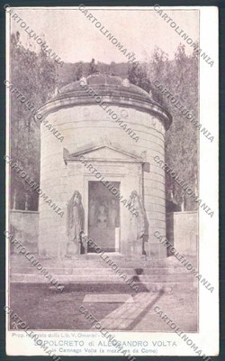 COMO CITTÀ 53 CAMNAGO VOLTA INTERNO TOMBA di ALESSANDRO VOLTA Cartolina 