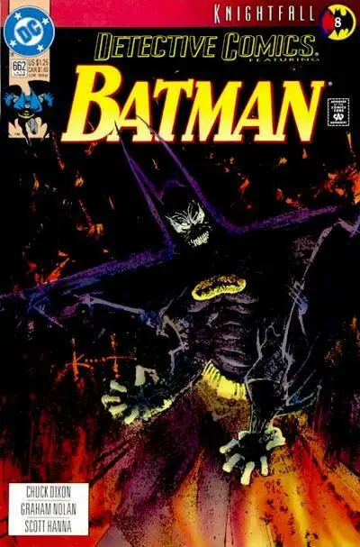 DETECTIVE COMICS #662 F/VF, Batman, Direct, DC 1993 Stock Image