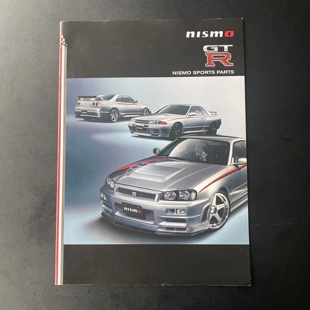 NISSAN SKYLINE GTR GTR R34 NISMO SPORTS PARTS Brochure Dealer Catalog