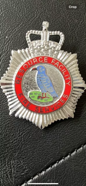 Resource Facility Fire service Cap Badge