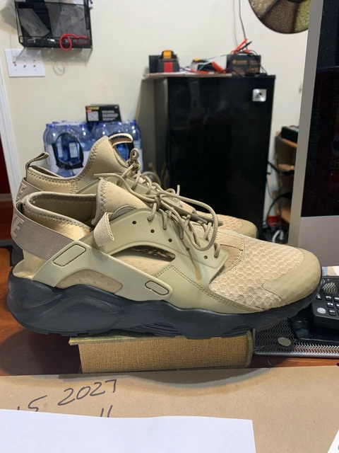 NIKE AIR HUARACHE Run Ultra Mushroom Khaki Black 819685 201 Mens Size 12 No Lid 50.00 PicClick