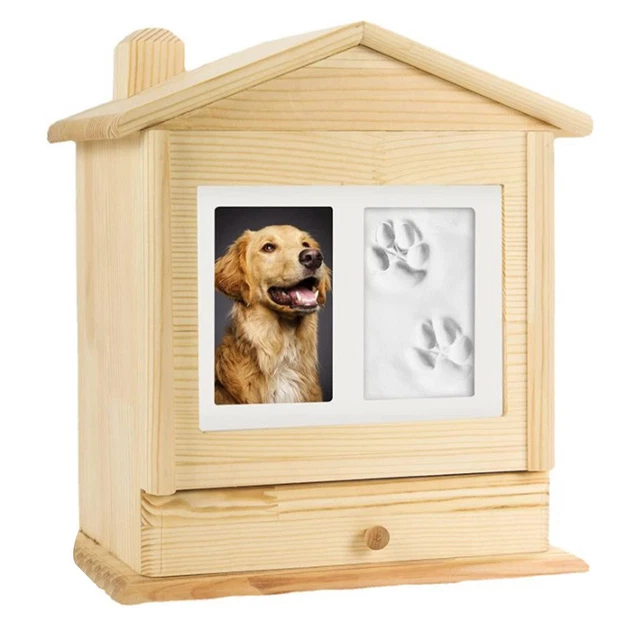 Pet Urns Pet Memorial Ashes Pet Urn Cremation Wooden Casket For Cats Dogs Ashes