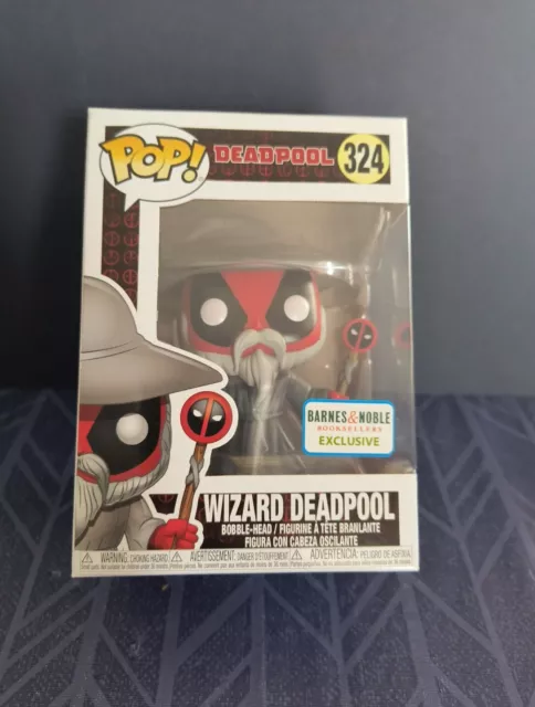 Funko Pop! Vinyl: Marvel - Wizard Deadpool - Barnes and Noble (Exclusive) #324