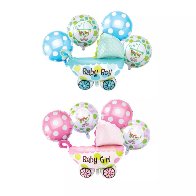 Ballon en aluminium de transport bébé Jumbo, 24 pouces, 5 pièces