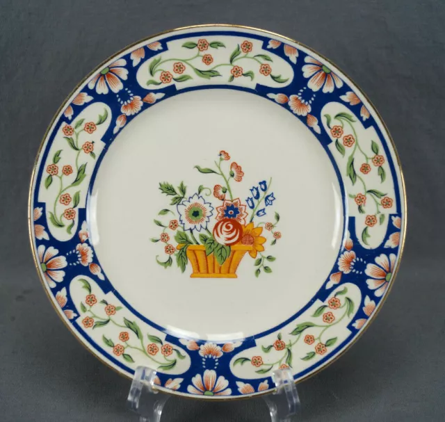 Set of 8 Johnson Brothers Pareek Denby 8 Inch Eartheware Plates Circa 1913+