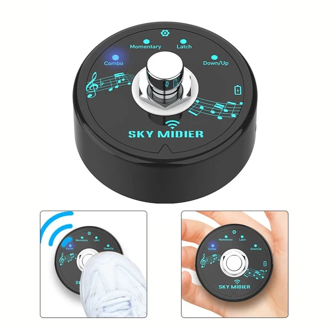 Rechargeable Pedal for Guitar Piano Music Sheets Wireless and Easy to Use
