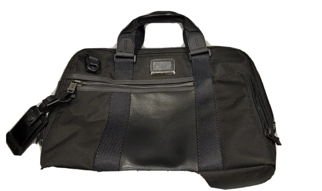 Tumi Alpha Bravo Charleston Compact Briefcase Laptop Bag Ballistic