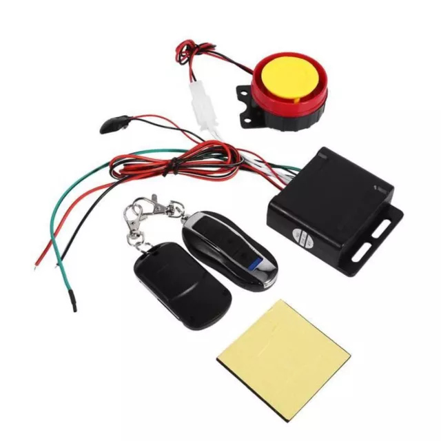 12V Système d'Alarme Antivol de Moto de Voiture Double Télécommande Anti-Coupure