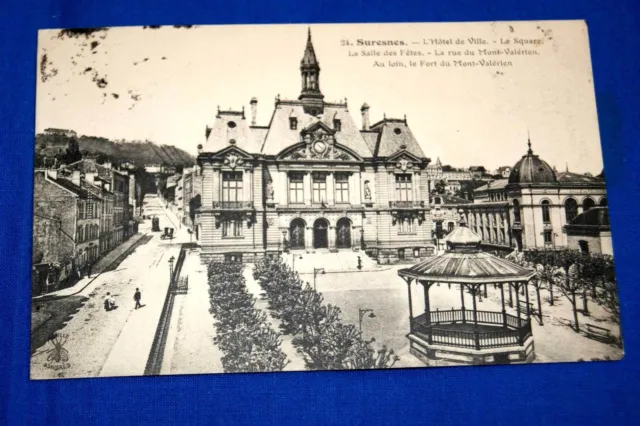 Suresnes Hotel De Ville Square Salle Des Fetes Mont Valerien Fort 1913