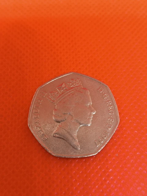 Pièce britannique Elizabeth II Fifty pence 1997 - Collection