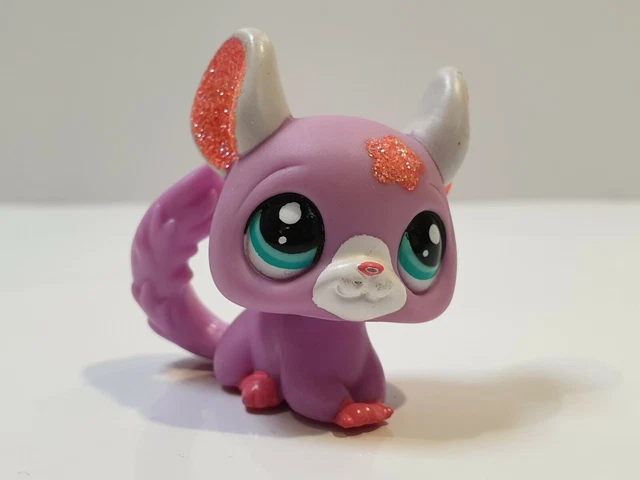 Lps Sparkle Pets GENUINE LPS LITTLEST Pet Shop Pink Chinchilla