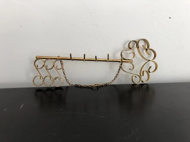 PORTE CLÉS ACCROCHE Tout Mural Décor Têtes de 2 CHEVAUX Borduré par FER à CHEVAL EUR 12,90