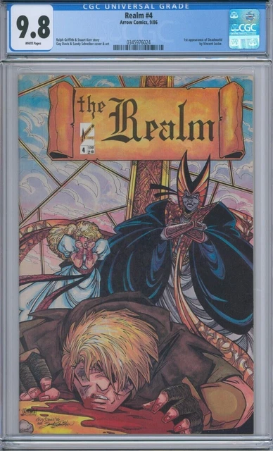 THE REALM 4 CGC 9.8 WP 1st DEADWORLD 1st Print ARROW COMICS 1987