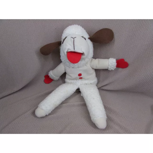 Lamb Chop Hand Puppet lamb sheep 16 inch plush Shari Lewis 1992 Vintage