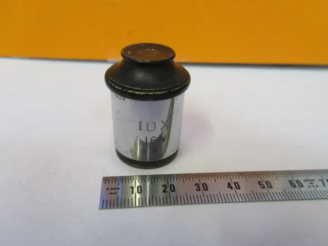 Vintage Spencer AO 10X Oculaire Optiques Microscope Pièce Comme Imprimé #P4-A-90