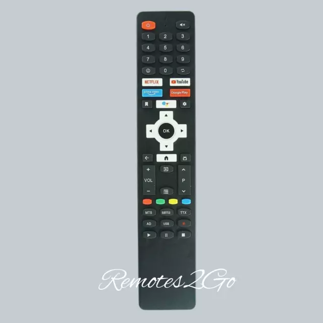 Blaupunkt TV Replacement Remote Control model BP400FSG9700 40" FHD Android 11