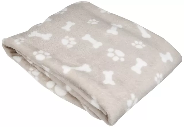 Trixie Kenny Blanket Cosy Plush Dog Blanket Beige (Large 100 x 150 cm)