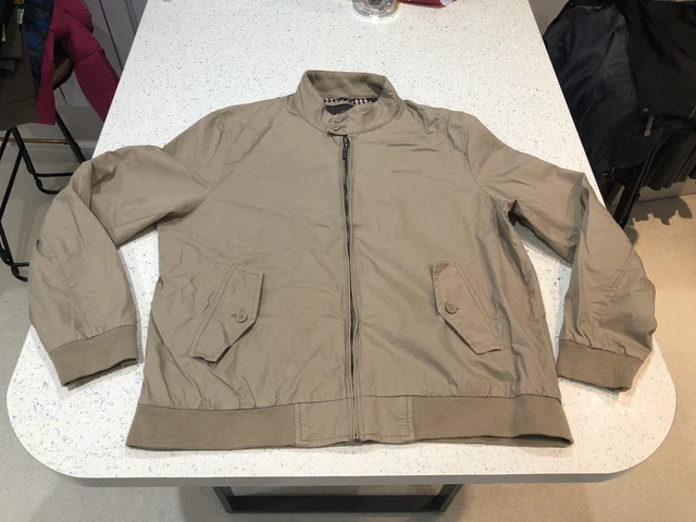 Ben sherman beige harrington discount jacket
