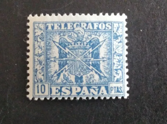 Sellos España Mnh 1949 Telégrafos Edifil 92. 10 Pts.