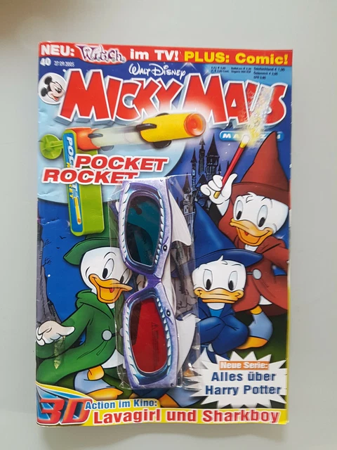 Micky Maus Heft 40 2005 mit Beilage 3D Brille