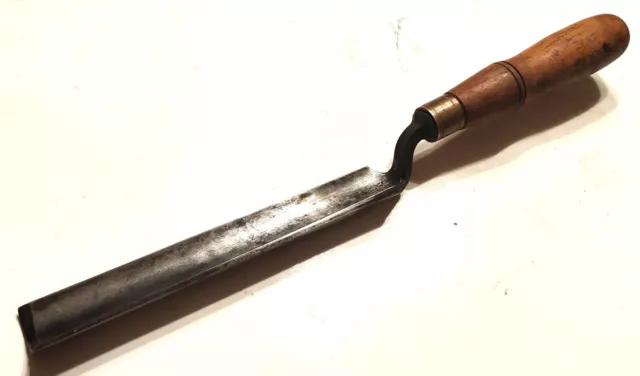 Buck Bros. 1 1/4 Inch Crank Neck Gouge Chisel