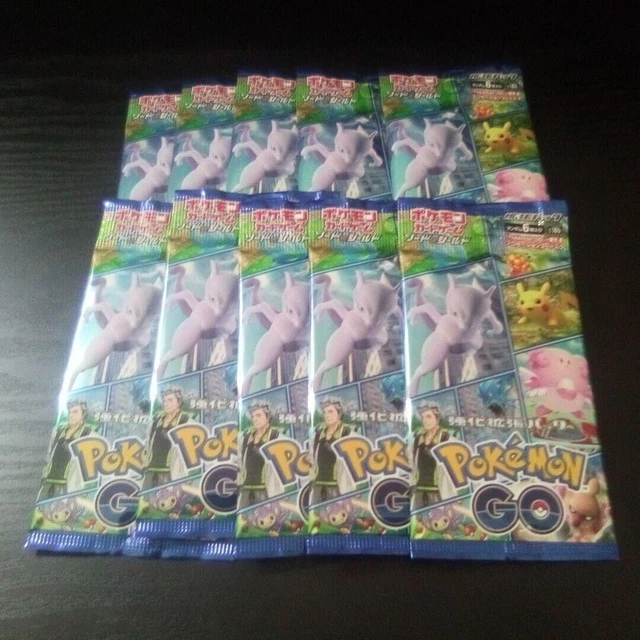 Pokemon Card Booster Pack Pokemon Go 10 pack s10b giapponese sigillato Nuovo