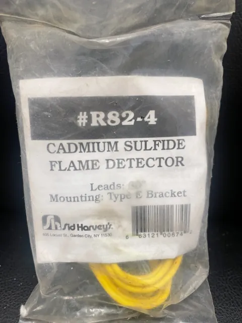 New Sid Harvey #R82-4 Cadmium Sulfide Flame Detector Kit / Oil Line