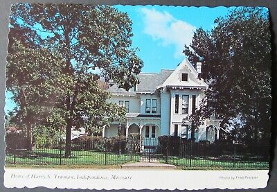 Home of Harry Truman US President Independence Missouri Vintage Postcard Unused