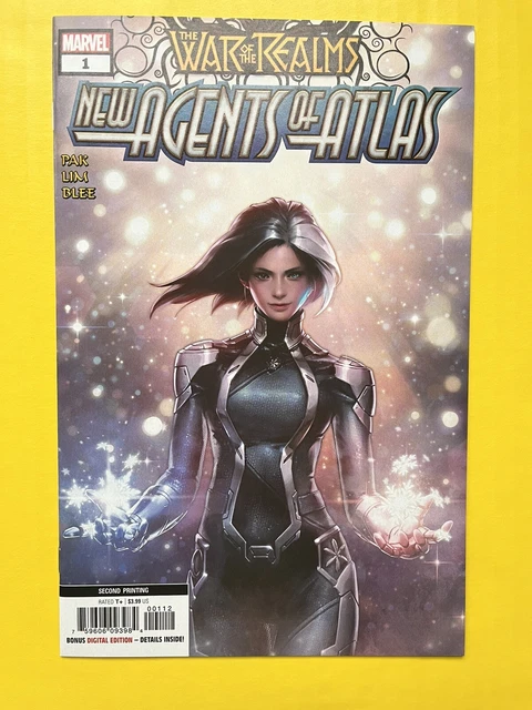 War of the Realms NEW AGENTS OF ATLAS 1 2nd Print 1st Luna Snow Aero Beauty