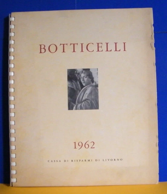 Da33 - Botticelli - Calendario Anno 1962 - Cassa Di Risparmio Di Livorno
