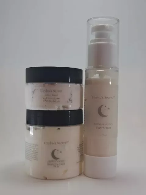 Unyko's Secret Antheia's Collection Set Nighttime cream nourishing face serum