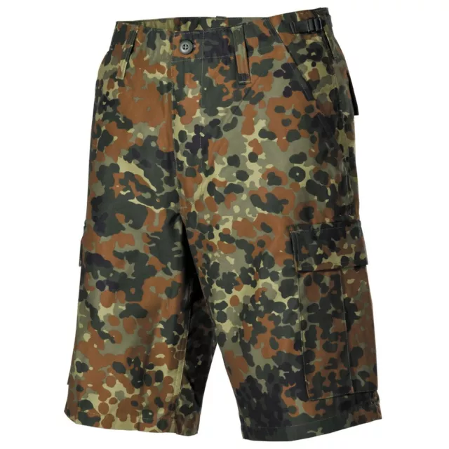 MFH Bermuda Short Homme Militaire Poches Cargo US Bdu Short Bw Camo