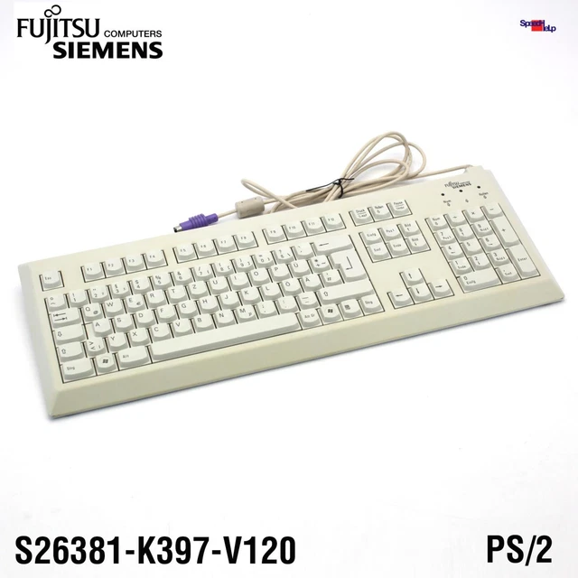 Clavier Vintage Fujitsu KBPC CX – Avec Lecteur De Cartes – Fabriqué En Allemagne – Occasion