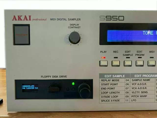 USB Floppy Emulator Avec Oled Rotary pour Akai S900 S950 5000 + Disques S-950