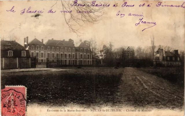 CPA AK Enviros de MOTTE-BEUVRON NOUAN-le-Fuzeier Chateau sde Mazeres (740909)