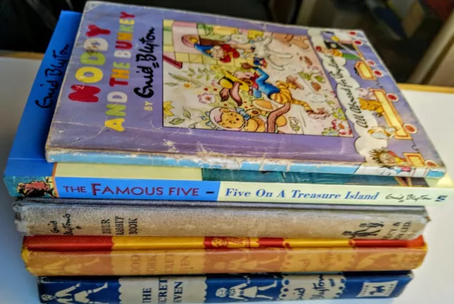 Enid Blyton Job Lot About First Editions Hardback Paperback (5) out vintage book 2