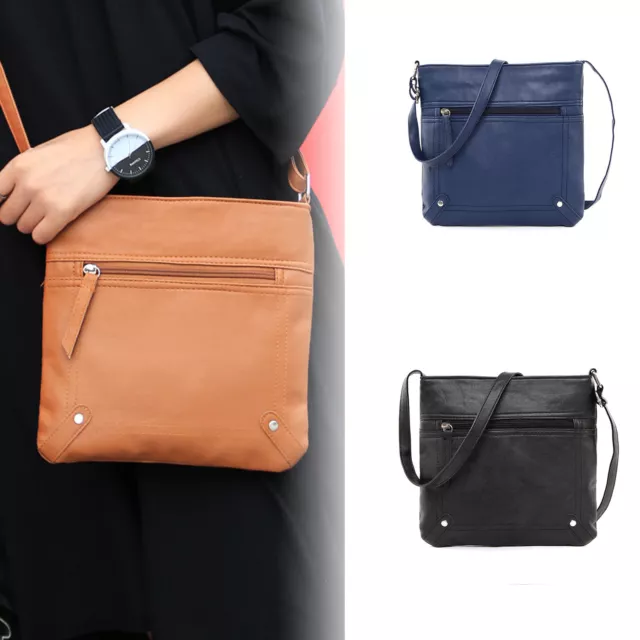 Lady Handbag Crossbody Messenger Bag Women Shoulder Over Double Zip Tote Bags AU