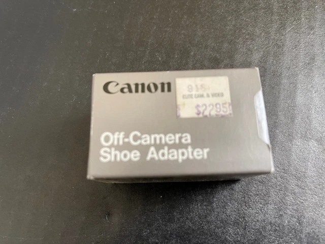 Adaptador de zapato fuera de cámara Canon para cámaras réflex de película EOS